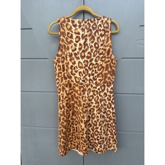 Kate Spade Panthera Cheetah Print Ponte Knit Sheath Dress Size XL Sleeveless NWT - Picture 11 of 13